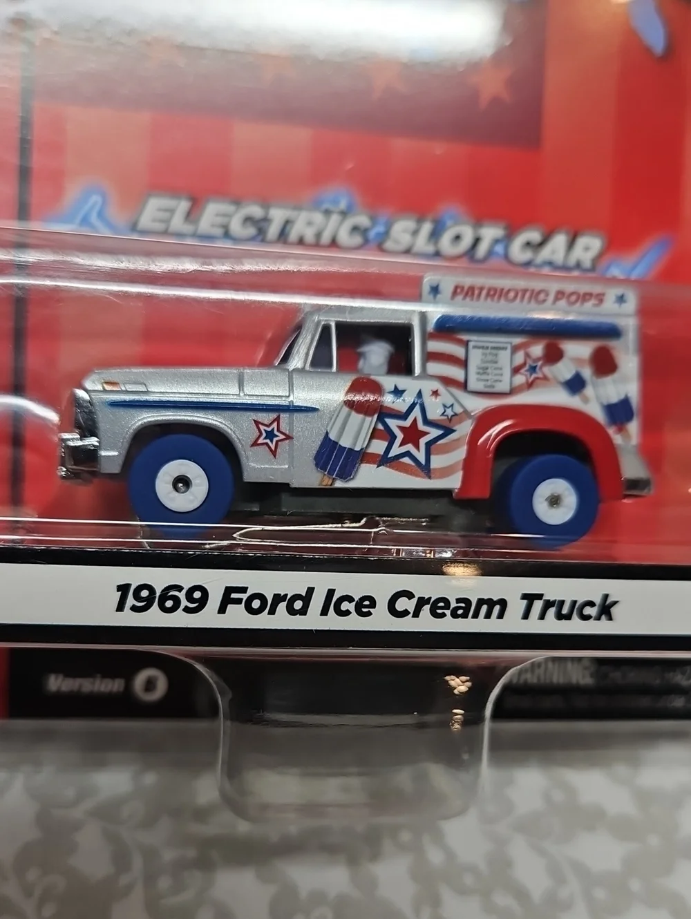 autoworld Thunderjet 1969 ford ice cream truck slot car A & B Across America